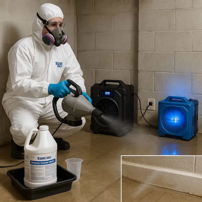 Sanitization and Odor Removal process in Plumas Lake, CA